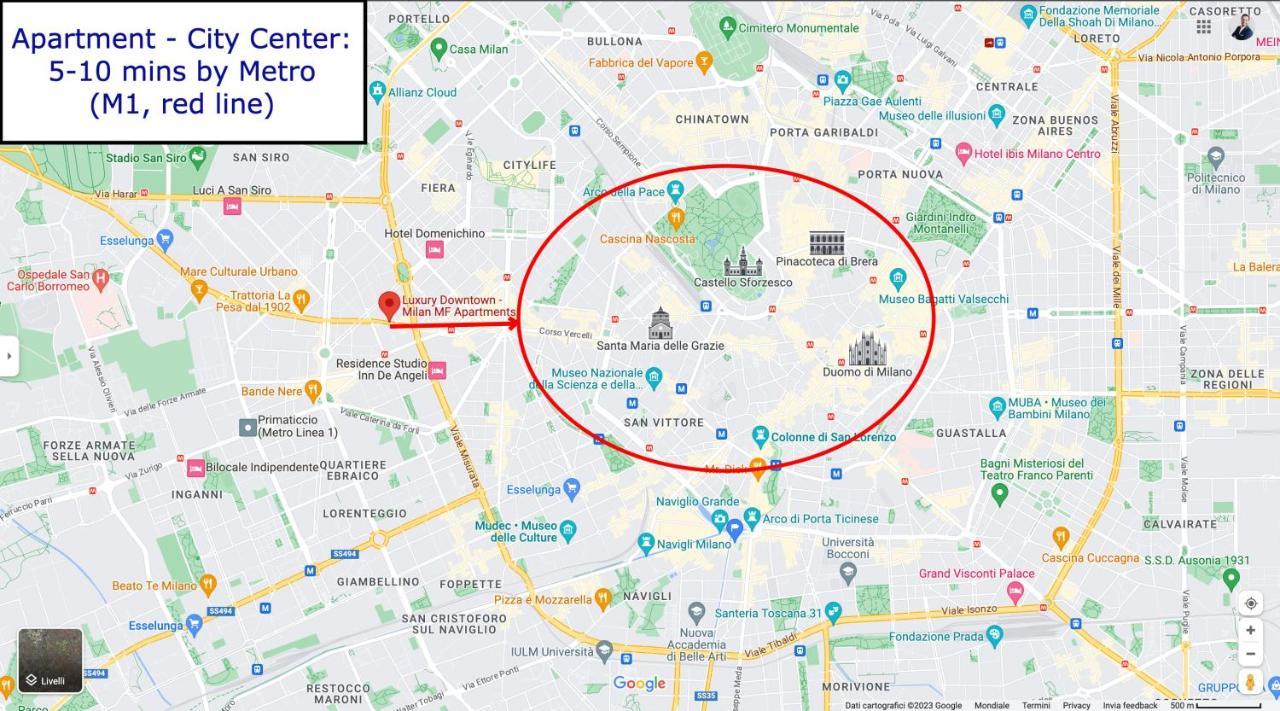 Luxury Downtown - Milan Mf Apartments Екстер'єр фото